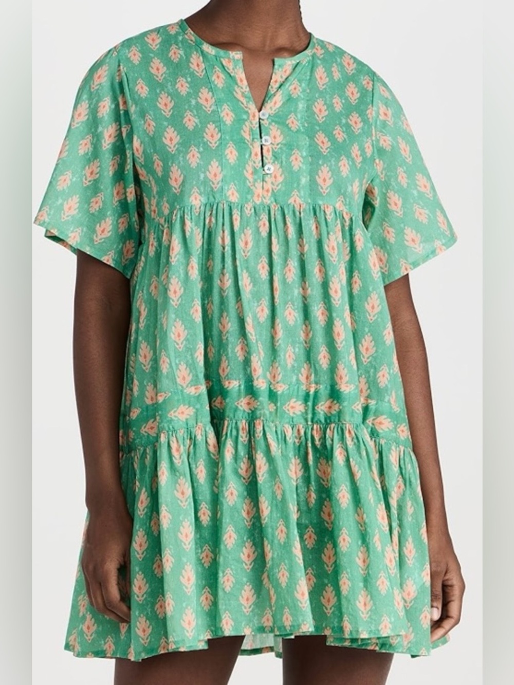 Marea Tiki Dress 100% Cotton - Picture 2 of 12